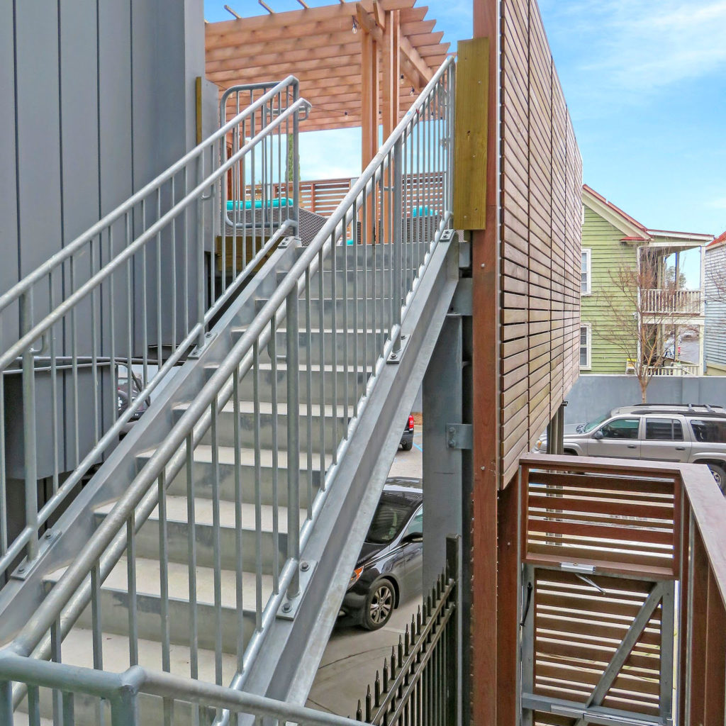 Exterior Steel Stairs