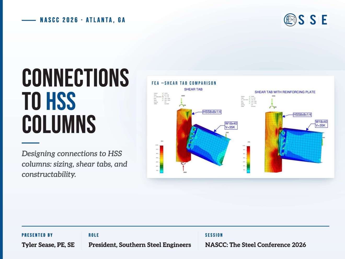 Connections to HSS Columns - a NASCC Recap